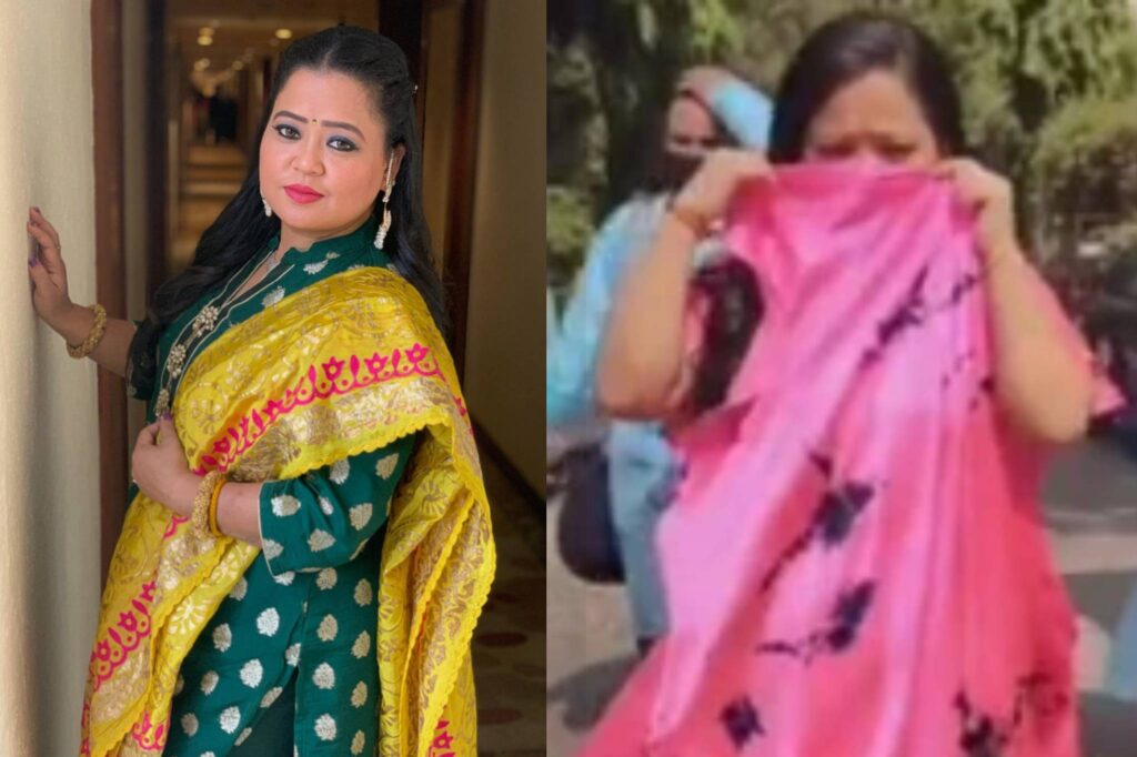 Bharti Singh scolds man for wearing mask funny video