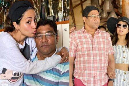 Hina Khan father passes away father pictures last