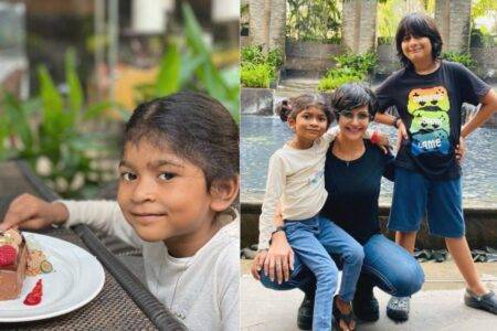 Mandira Bedi Daughter Tara and Son gets troll