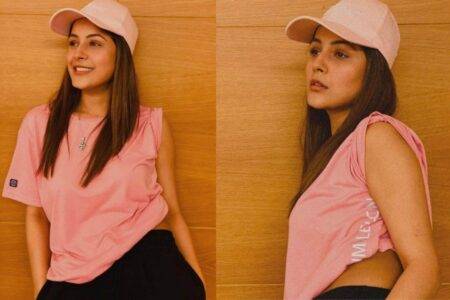 Shehnaaz Gill Pink hat caught attention