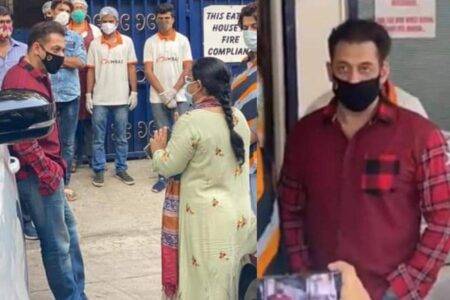 Salman Khan Being Haangryy van distributes meal packets in mumbai