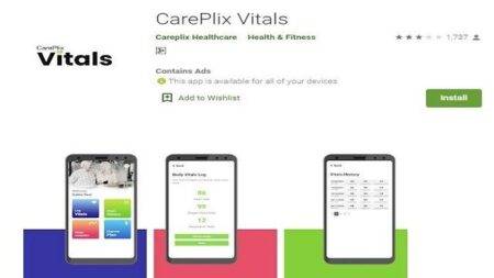 CarePlix Vitals App Oximeter Mobile App