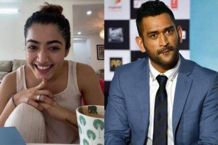 RCB Fangirl Rashmika Mandanna Dhoni Fan not Virat Kohli