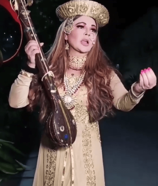 Rakhi Sawant Mastani look