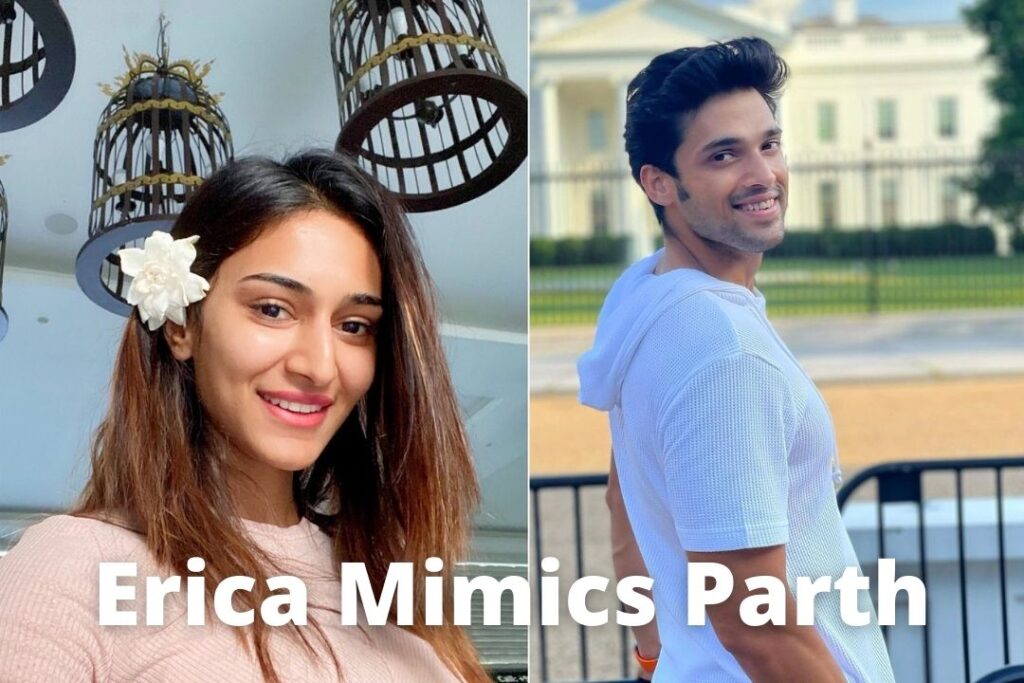 Erica Fernandes mimics Parth Samthaan