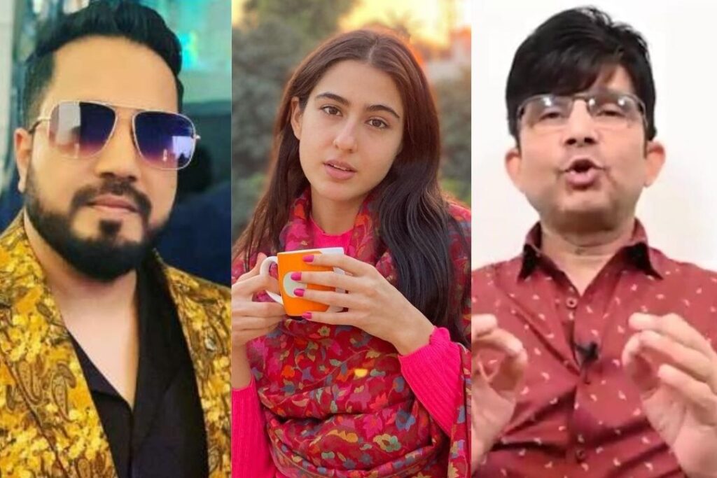 Mika Singh Sara Ali Khan KRK Matter