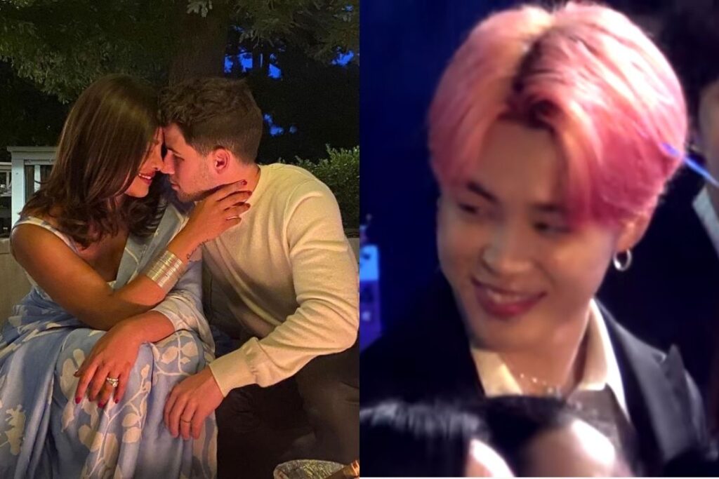 Priyanka Chopra and Nick Jonas BTS singer jimin