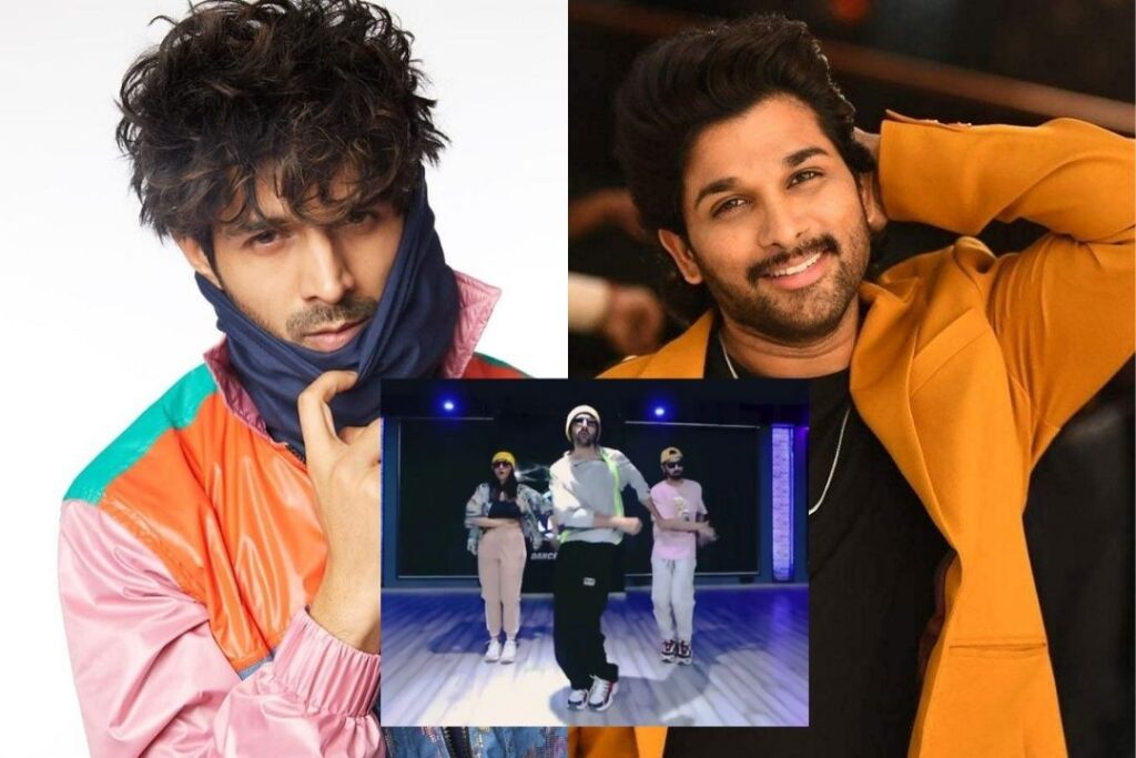 Kartik Aaryan Butta Bomma Dance allu arjun