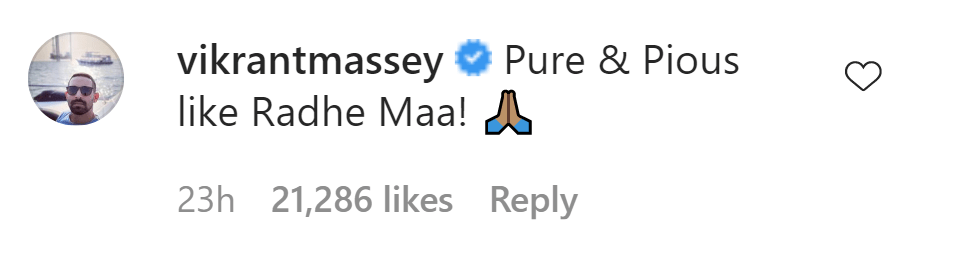 Vikrant Massey comment onYami Gautam 