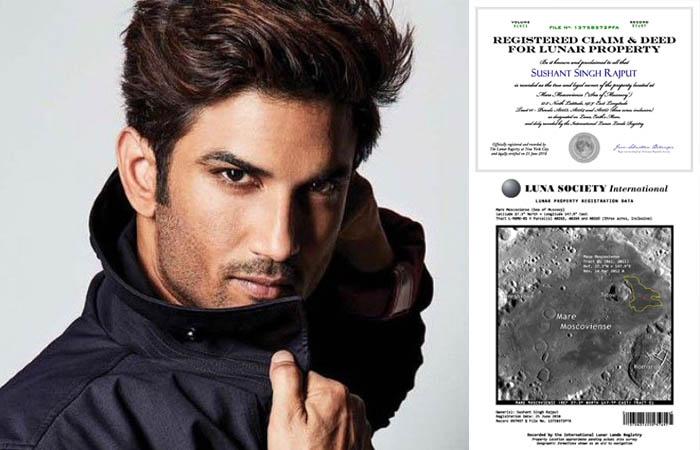 Sushant Singh Rajput moon land price