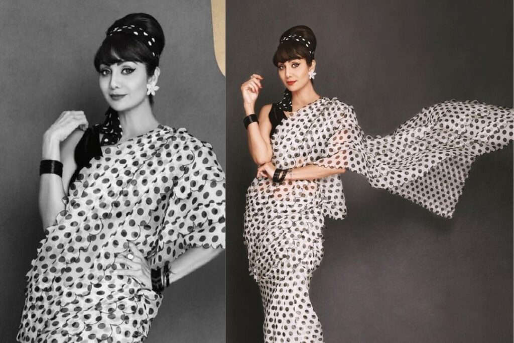 Hungama 2 Actor Shilpa Shetty Kundra Looks Ravishing In Retro Look