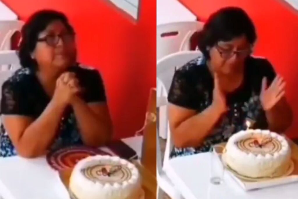 This Video Of A Woman Celebrating Her Birthday Alone Will Make You Emotional; See What Happened Next