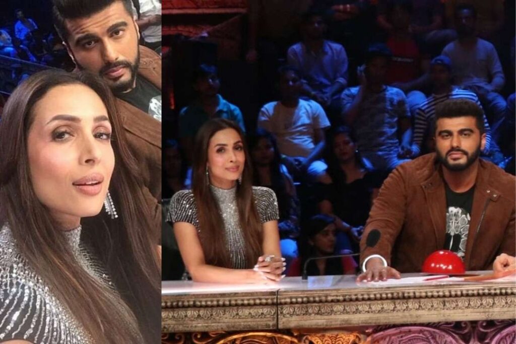 Arjun Kapoor and Malaika Arora at India got talent