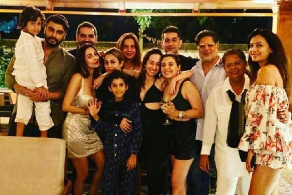 arjun kapoor malaika arora with family