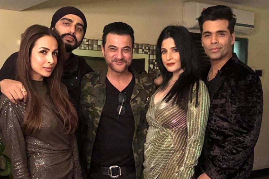 arjun malaika with karan johar