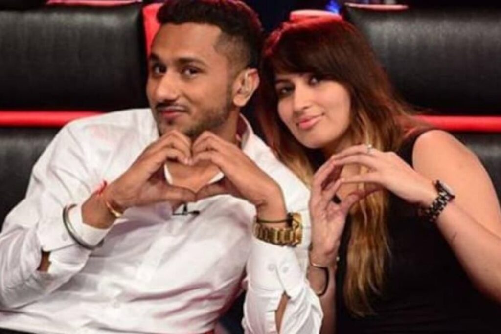 Yo yo honey singh with wife shalini talwar at rawstar 2014