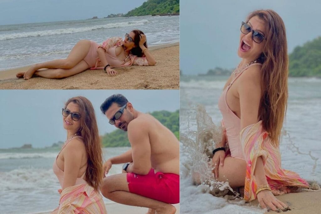 Rubina Dilaik Beats The Heat in Style in THESE New Beach Outing Pictures