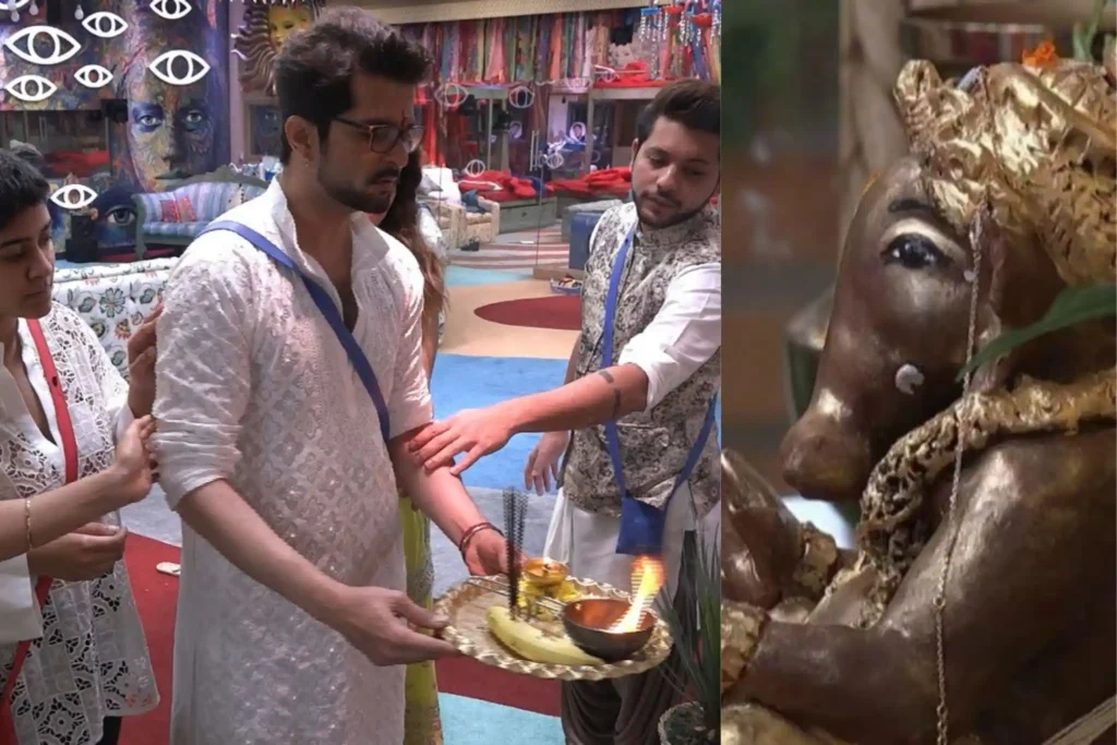 Raqesh Bapat Carved Ganesh Idol, Housemates Celebrates Ganesh Chaturthi in the Bigg Boss OTT House