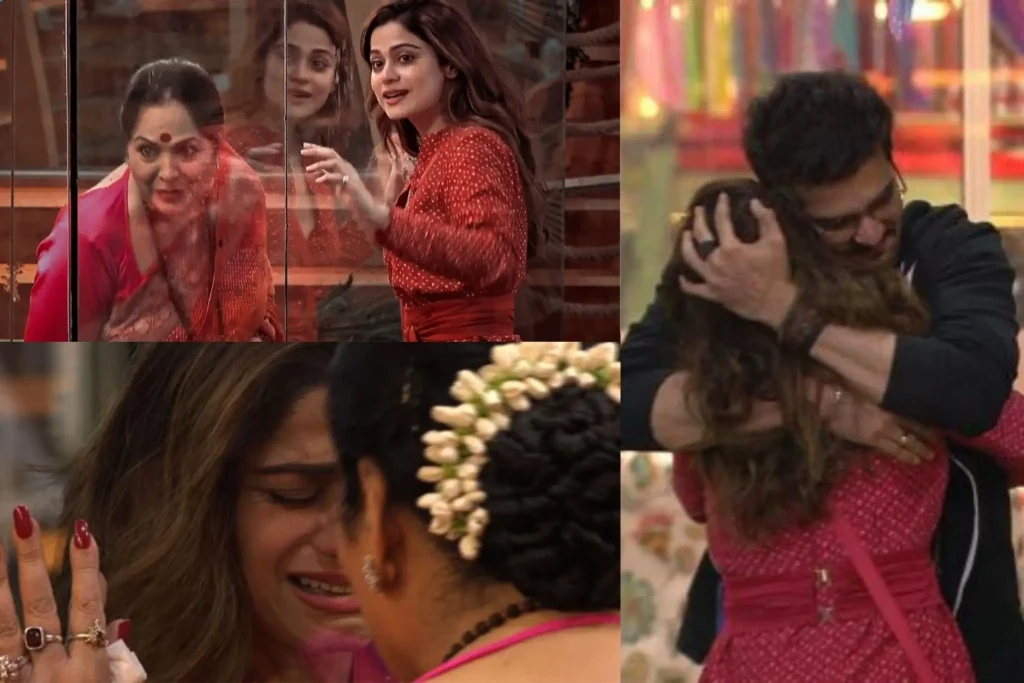 Shamita Shetty mother Sunanda Shetty enters the Bigg Boss OTT house to cheer her up; Netizens are impressed with her 'positive aura'