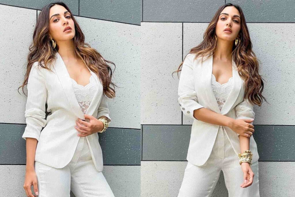 Kiara Advani rocked a monochromatic look in STUNNING all-white pants suit; See Photos