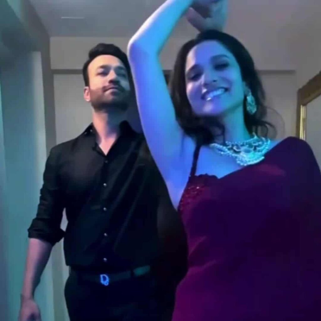 Ankita Lokhande & Vicky Jain dance