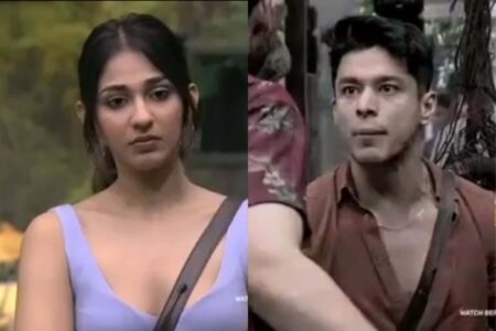 Bigg Boss 15 contestant Pratik Sehajpal and Vidhi Pandya fight