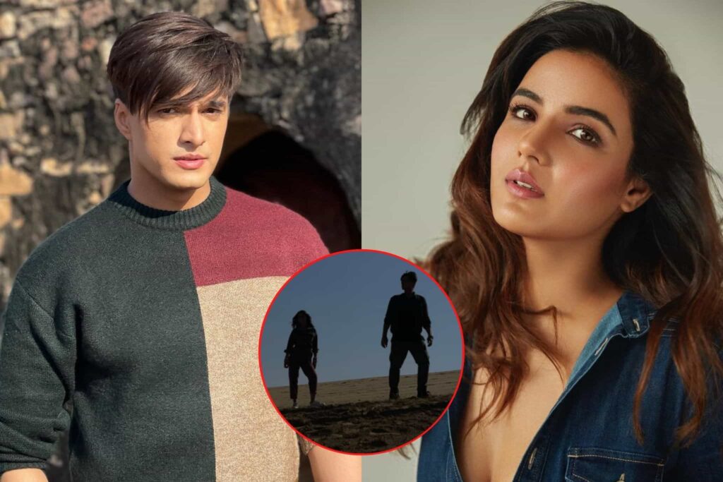 Jasmin Bhasin and Mohsin Khan shoot for a music video In Rajasthan, Check Out BTS Pics