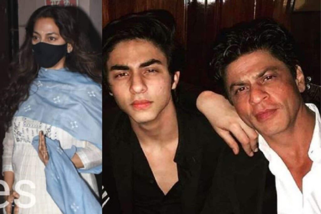 Juhi Chawla, Aryan Khan and Shah Rukh Khan