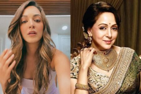 Kiara Advani and Hema Malini