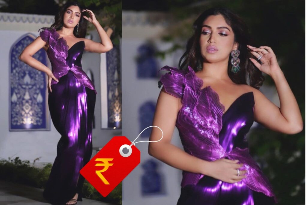 OMG! Bhumi Pednekar’s 3D Metallic Gown’s Price will blow your mind!