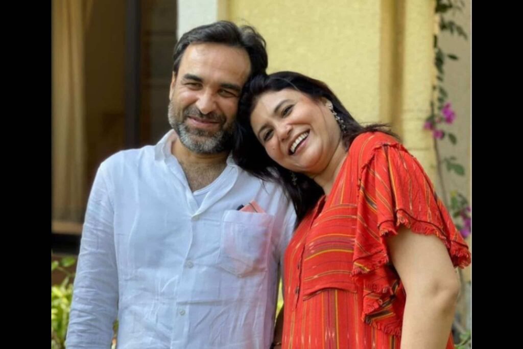Pankaj Tripathi with his wife