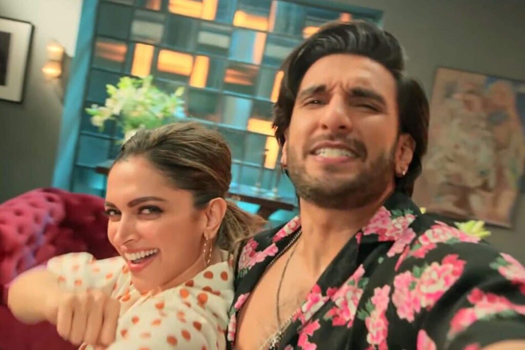 Ranveer Singh and Deepika Padukone in IPL ad