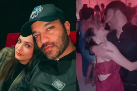 Ankita Lokhande Shares A Passionate Kiss With Boyfriend Vicky Jain At A Diwali Party, Fans In Awe Of Their Romance