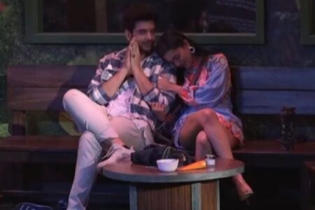 Karan Kundrra and Tejasswi Prakash Adorable Video From Bigg Boss 15 house TejRan