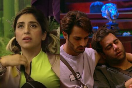 Neha Bhasin, Umar Riaz and Rajiv Adatia of Bigg Boss 15