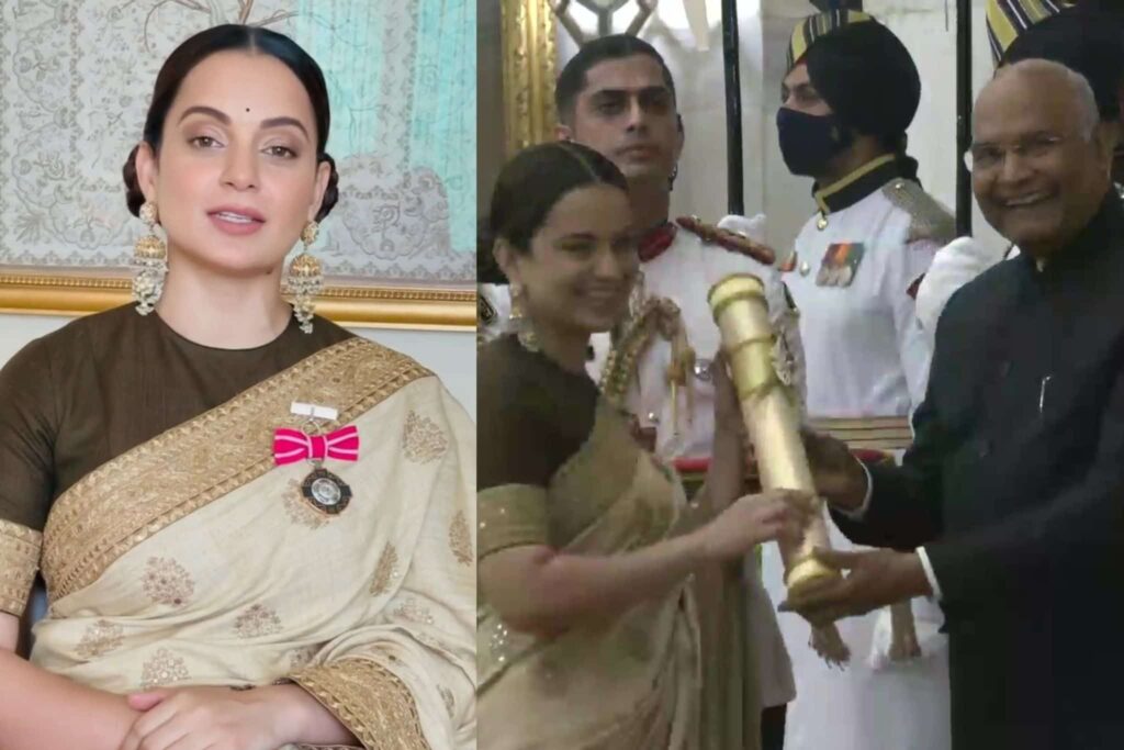 Padma Shri Award 2020: Kangana Ranaut Receives The Fourth Highest Indian Civilian Award From President Of India