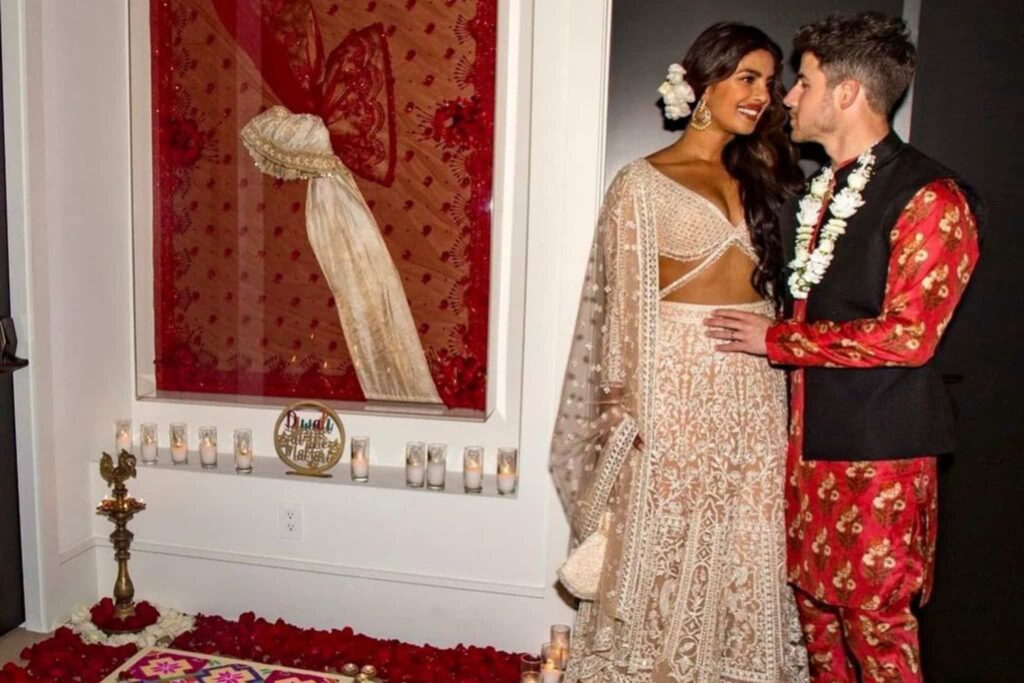 Priyanka Chopra and Nick Jonas Celebrate Diwali 2021 in their new home in London