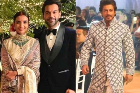 Rajkummar Rao and Patralekhaa dance on Shah Rukh Khan Song at their wedding