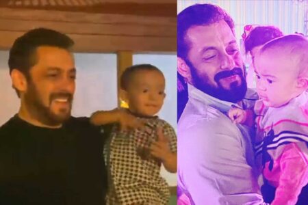 Salman Khan with Niece Ayat Cute