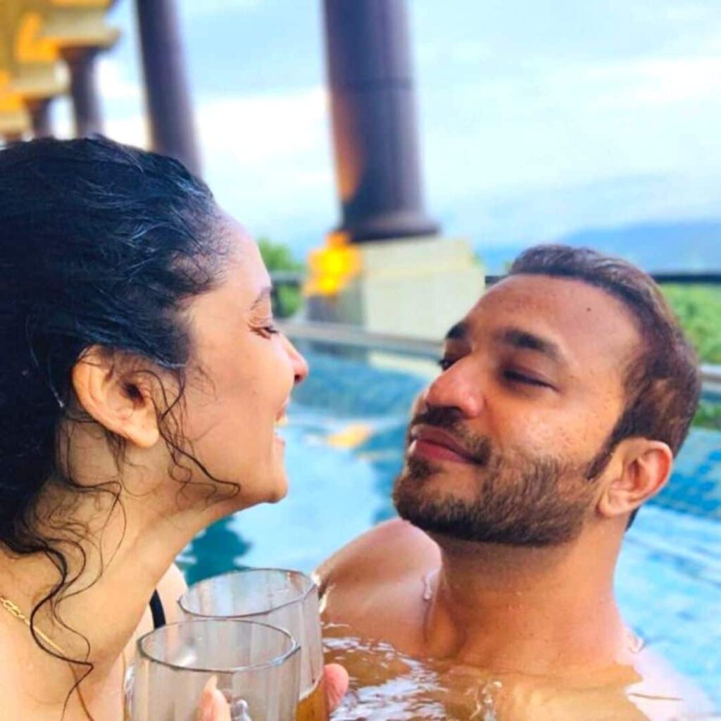 Ankita Lokhande with Boyfriend Vicky Jain on Vacation