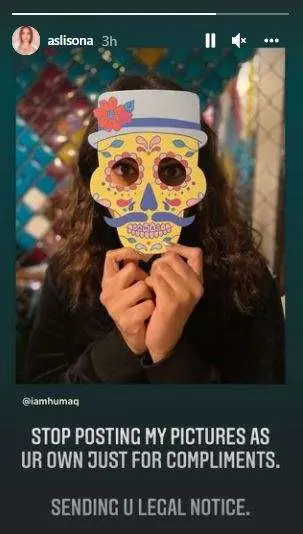 Huma Qureshi Instagram Story