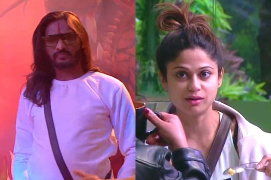 Shamita Shetty and Abhijit Bichukale Fight In Bigg Boss 15 house 