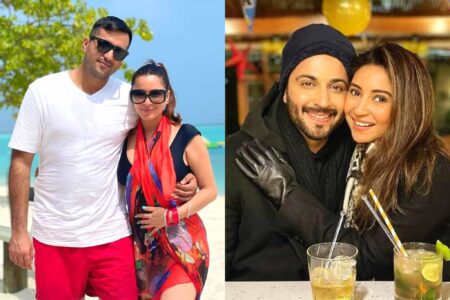 Shraddha Arya Plants A Kiss On Hubby's Cheeks In This Romantic Pics From Maldives Beach, Dheeraj Dhoopar Is In Winter Love With Wifey Vinny Arora