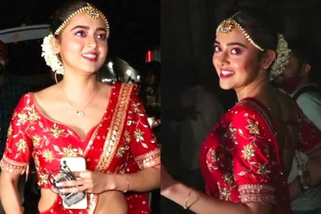 Fans Declare Tejasswi Prakash Most Beautiful On-Screen Bride As She Seen In Bridal Avatar On Naagin 6 Sets - WATCH