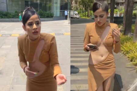 OMG! Urfi Javed Gets Into An Ugly Spat With Security Guard In Public, Video Goes Viral