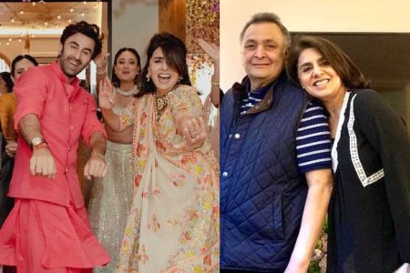 Neetu Kapoor and Rishi Kapoor at Alia Bhatt-Ranbir Kapoor Wedding