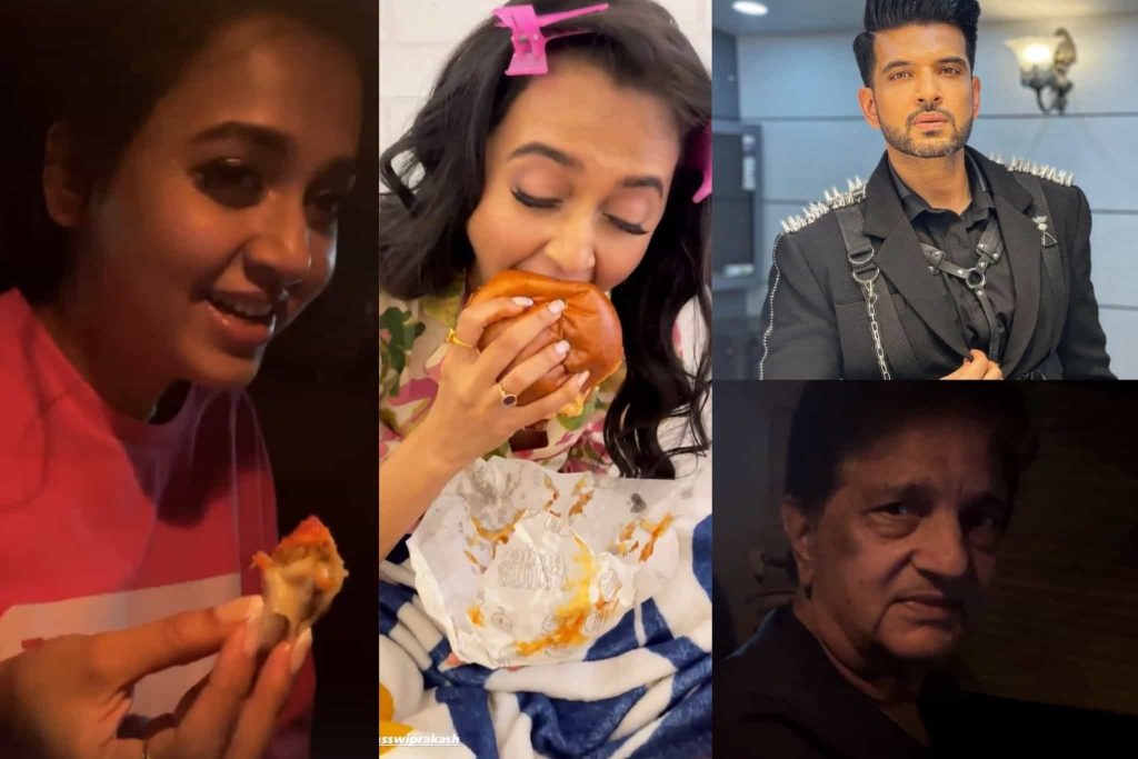 Tejasswi Prakash enjoys street food with Karan Kundrra and Family