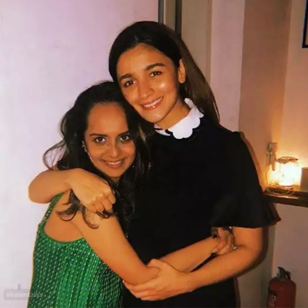 Alia Bhatt with her Manager