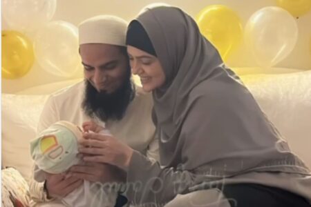 New Parents Sana Khan and Anas Saiyad Share Heartwarming Moments of Grandparents Welcoming Their Bundle of Joy