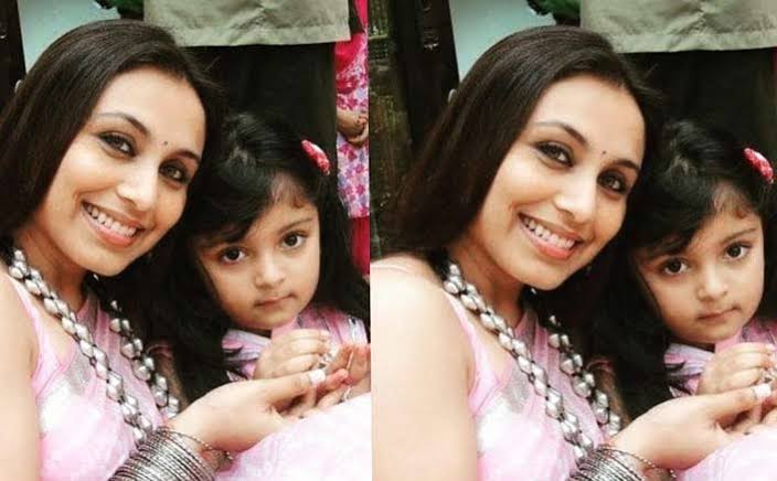 Rani Mukerji with daughter
